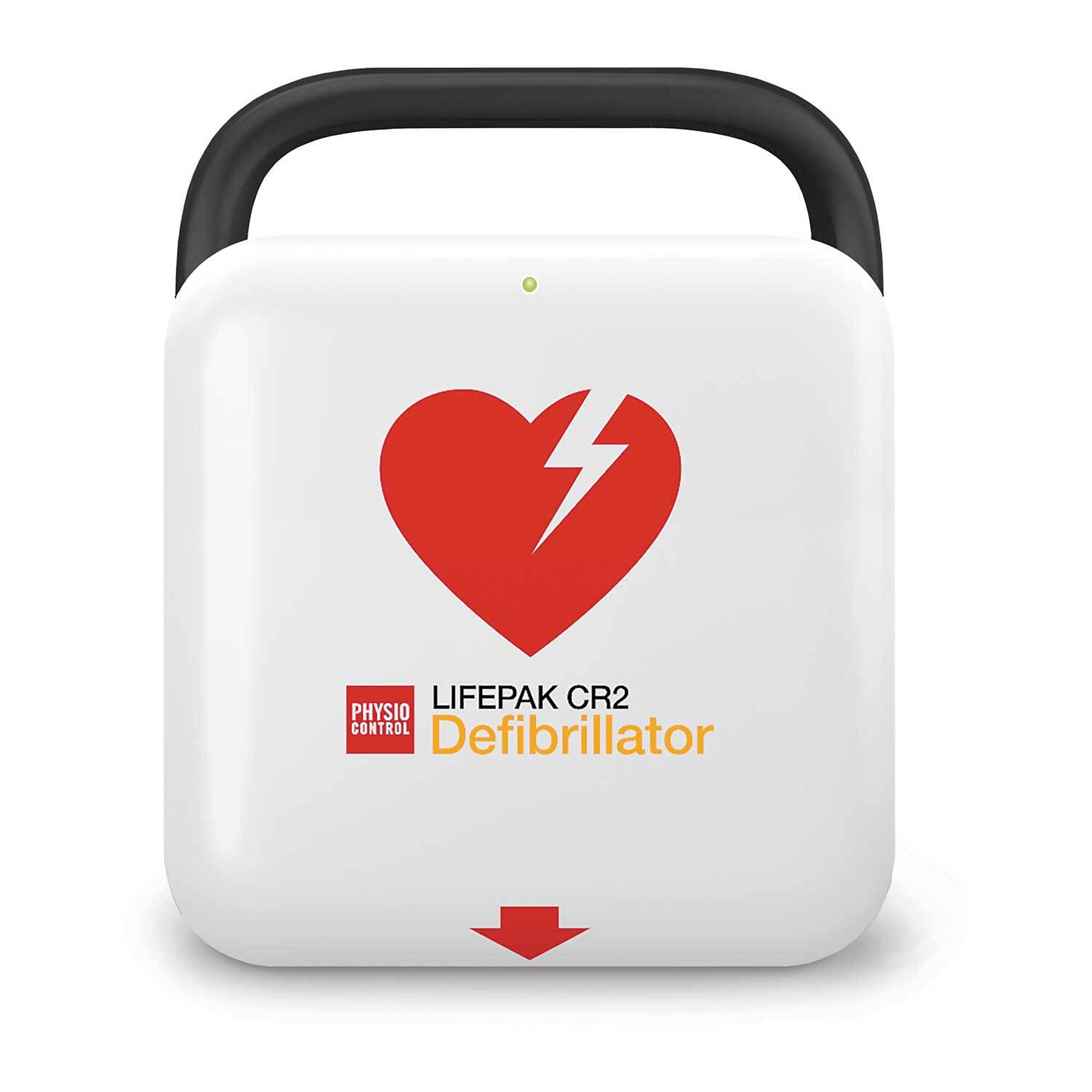 Aero Healthcare LIFEPAK CR2 USB Defibrillator — Fully-Automatic, English, Handle, Model# 99512-001434